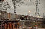 NS GP38-2 High nose Locomotive in the yard